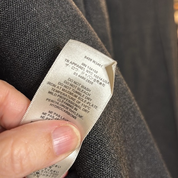 EUC THE ROW women’s blazer and pants  in wool charcoal grey sz 4 sold together - Picture 6 of 16